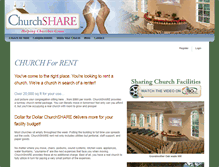 Tablet Screenshot of churchshare.net